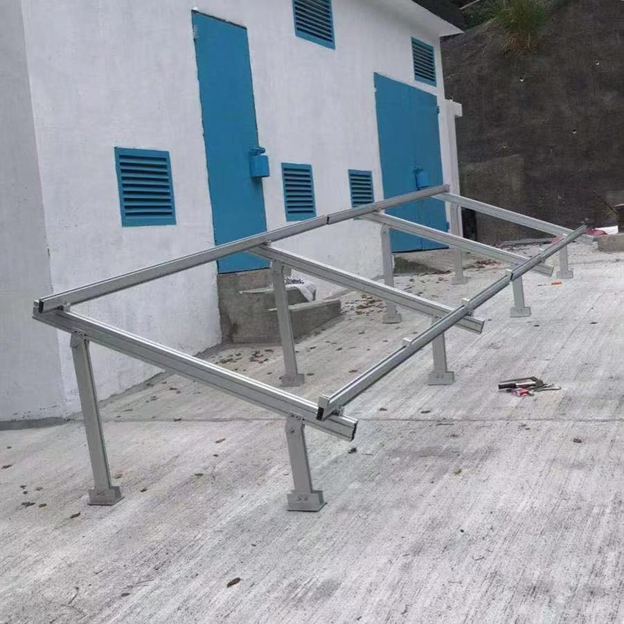 Complete aluminum ground mount frame