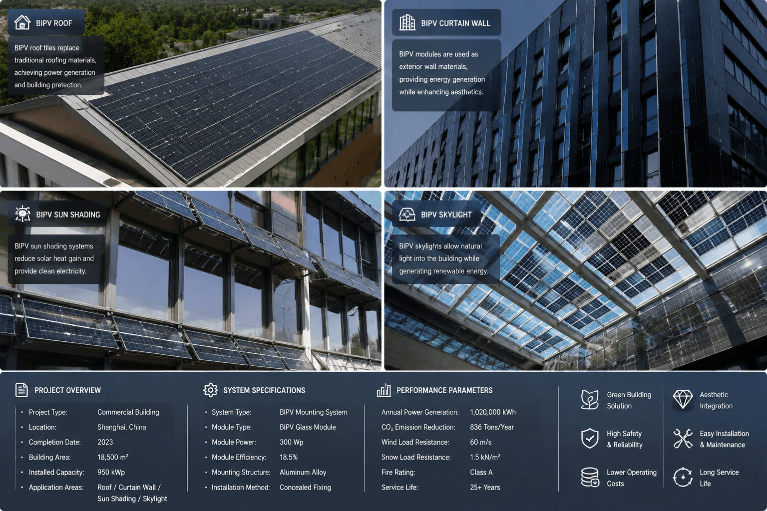 Global Projects - BIPV Mounting System Trusted Performance Worldwide